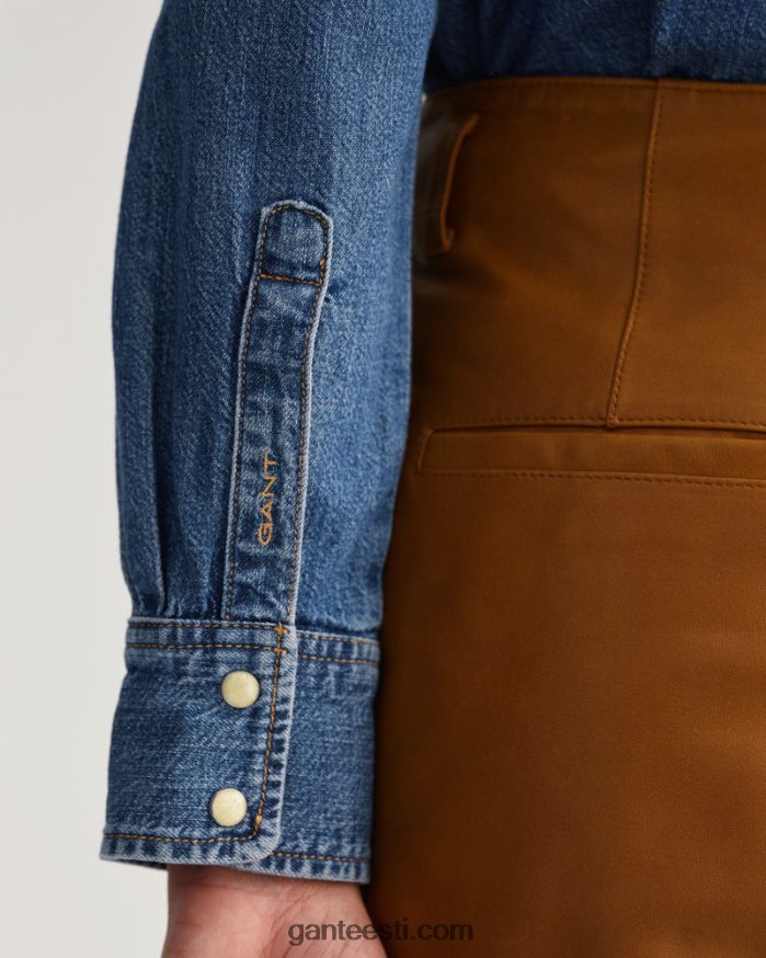 GANT naised indigo tavalise sobivusega teksasärk NBR64N584