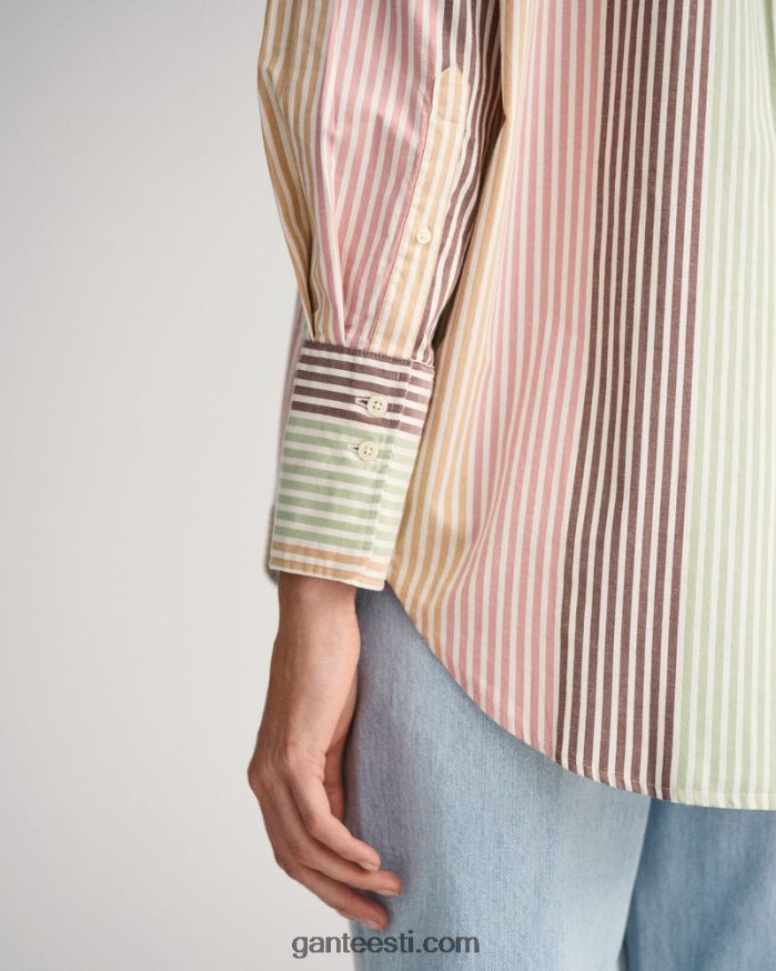 GANT naised mitmevärviline lõdvestunud mitmetriibuline särk NBR64N589