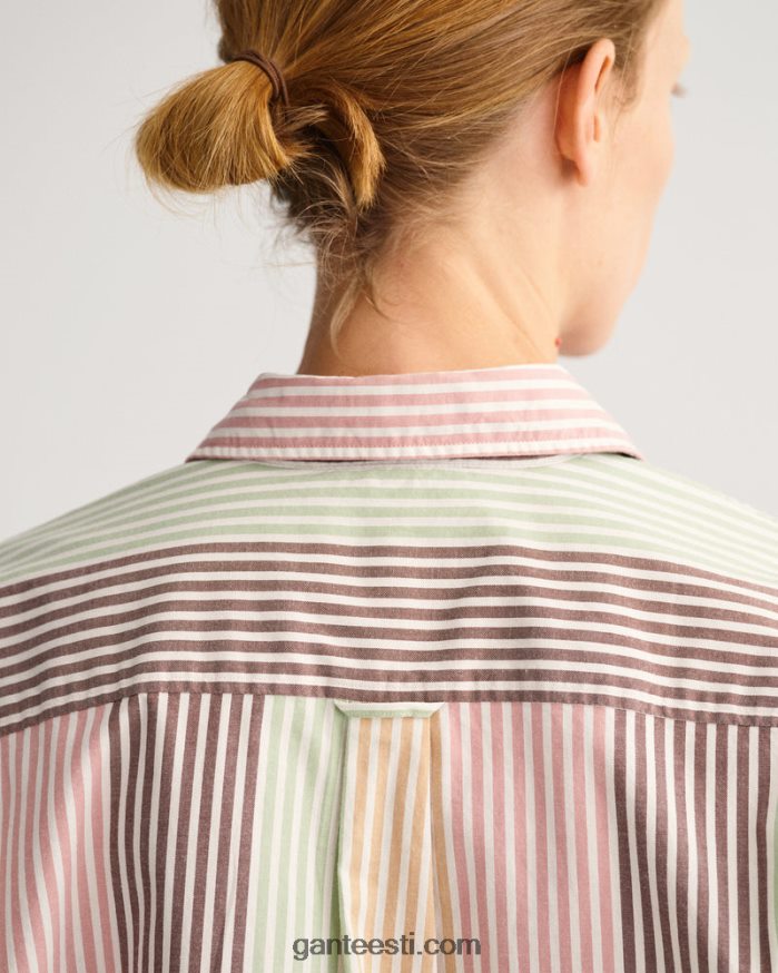 GANT naised mitmevärviline lõdvestunud mitmetriibuline särk NBR64N589