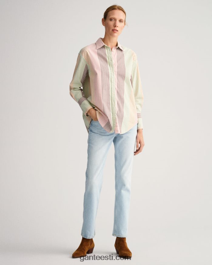 GANT naised mitmevärviline lõdvestunud mitmetriibuline särk NBR64N589