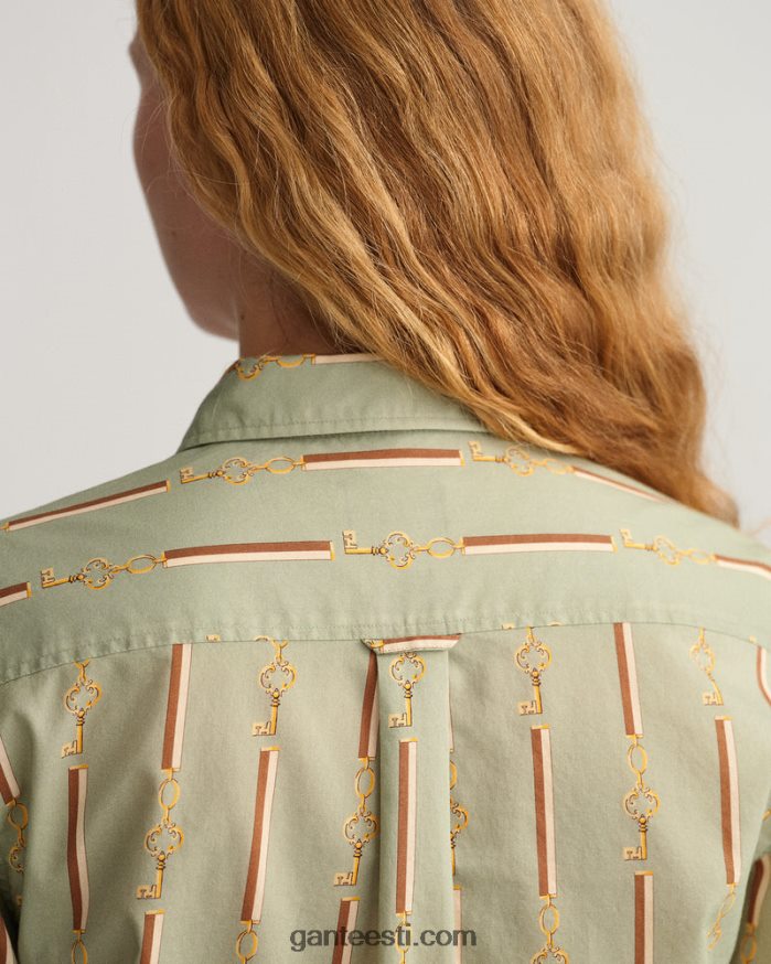 GANT naised portselanroheline tavalise sobivusega ameerika luksuslik puuvillane voile särk NBR64N583