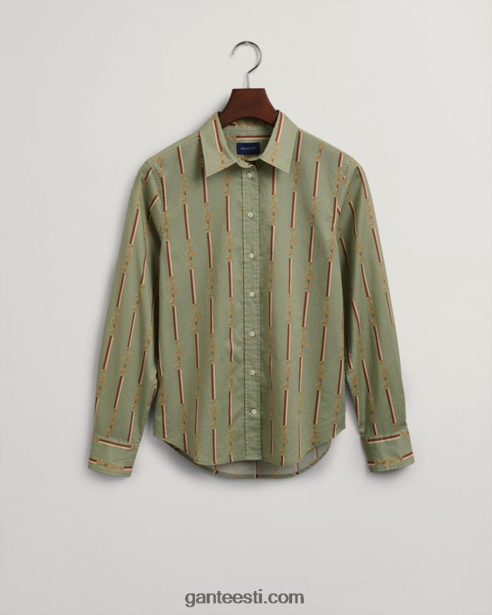 GANT naised portselanroheline tavalise sobivusega ameerika luksuslik puuvillane voile särk NBR64N583