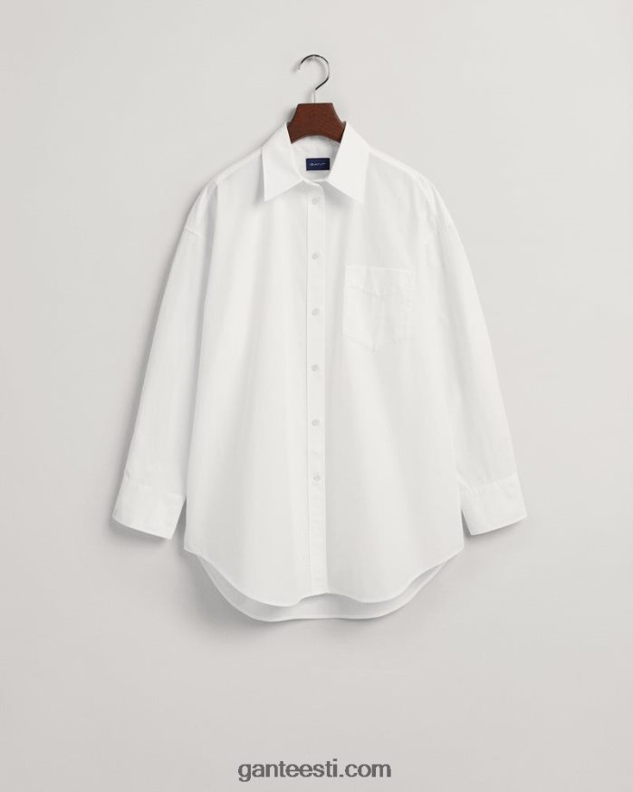 GANT naised valge ülisuur särk NBR64N598