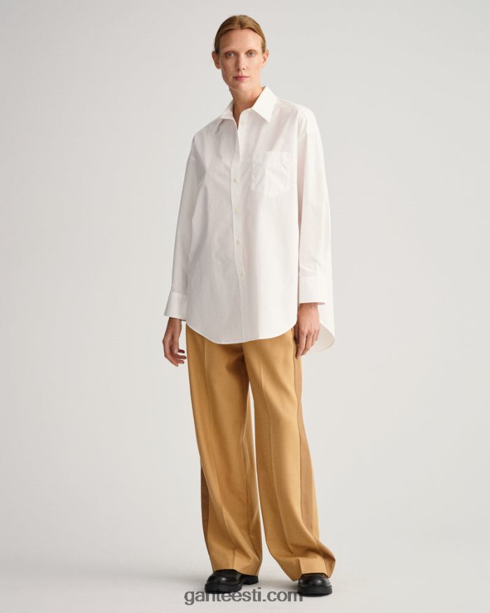 GANT naised valge ülisuur särk NBR64N598