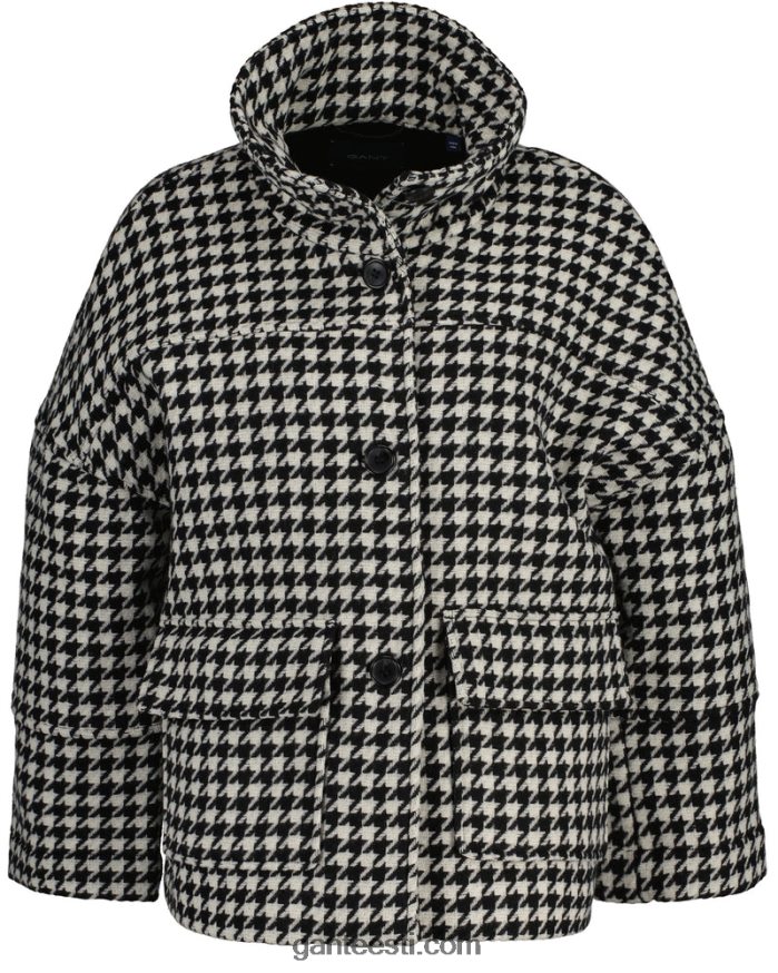 GANT naised eebenipuu must hagijas kärbitud jakk NBR64N751