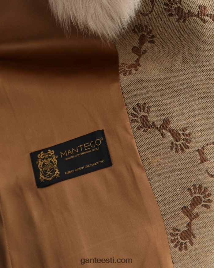 GANT naised iirisbeež g monogramm žakaarmantel NBR64N758