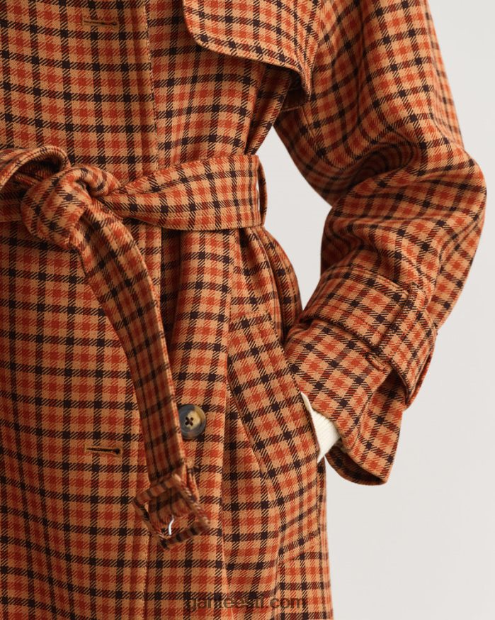 GANT naised kuldne oranž kontrollige kraavi NBR64N763