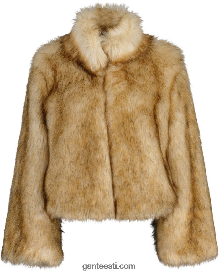 GANT naised linane kunstkarusnahast kärbitud jope NBR64N750