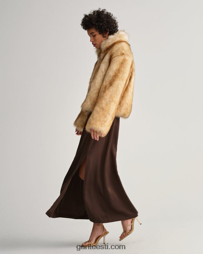 GANT naised linane kunstkarusnahast kärbitud jope NBR64N750