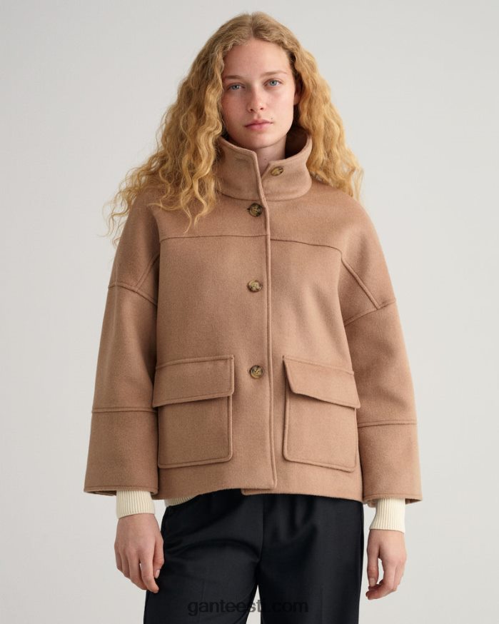 GANT naised soe khaki villasegu kärbitud jope NBR64N755