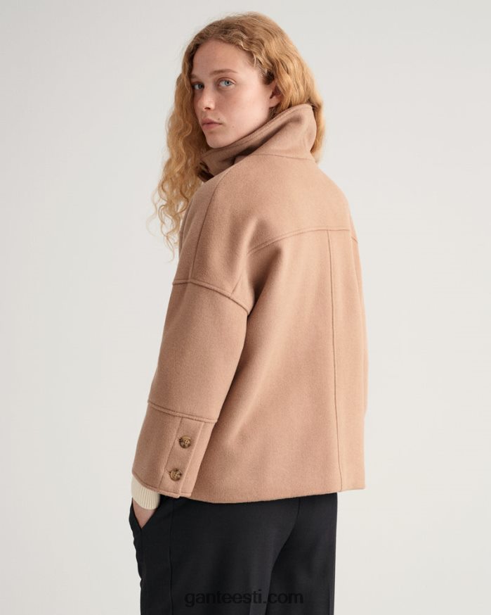 GANT naised soe khaki villasegu kärbitud jope NBR64N755