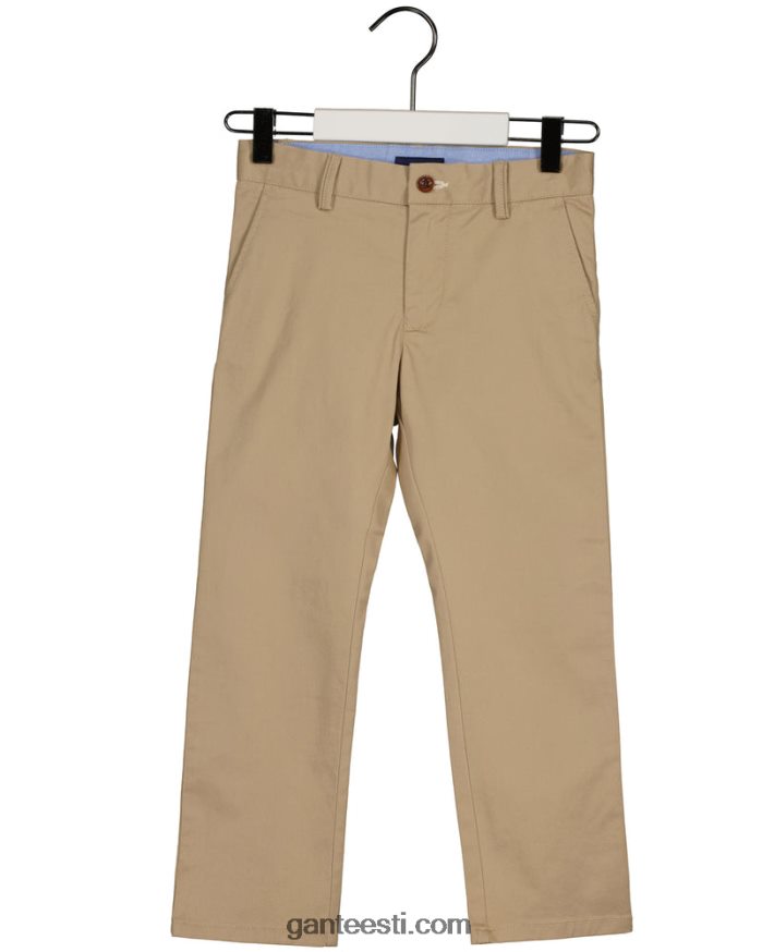 GANT noorus tume khaki laste chino püksid NBR64N823