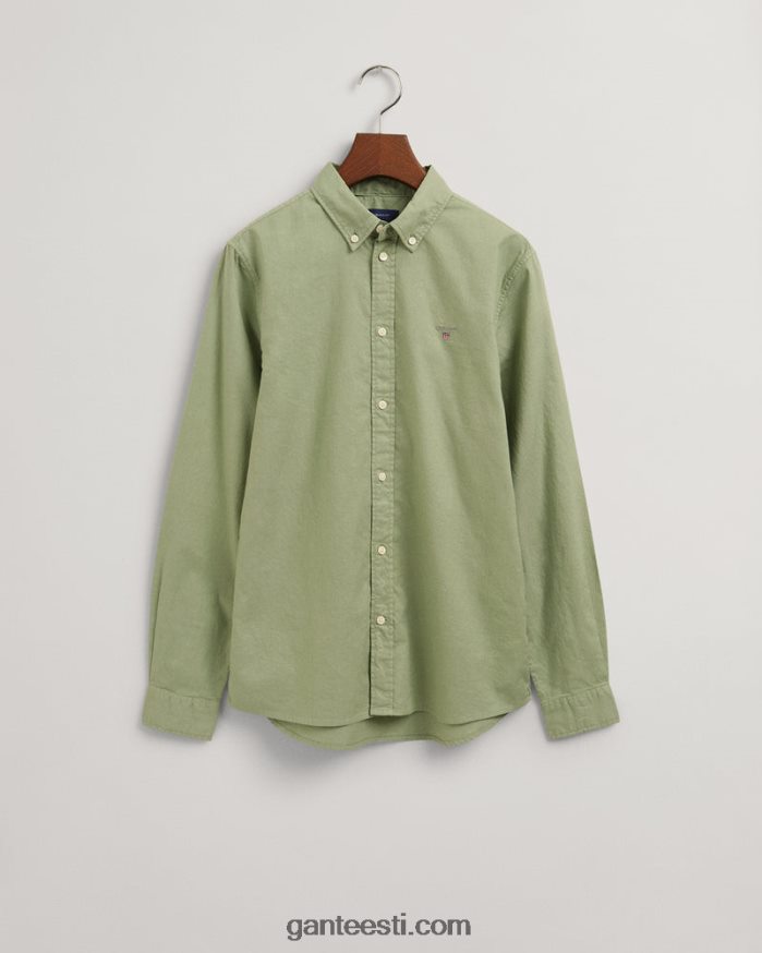 GANT noorus eukalüpti roheline teismeliste poiste puuvillane toimse särk NBR64N833