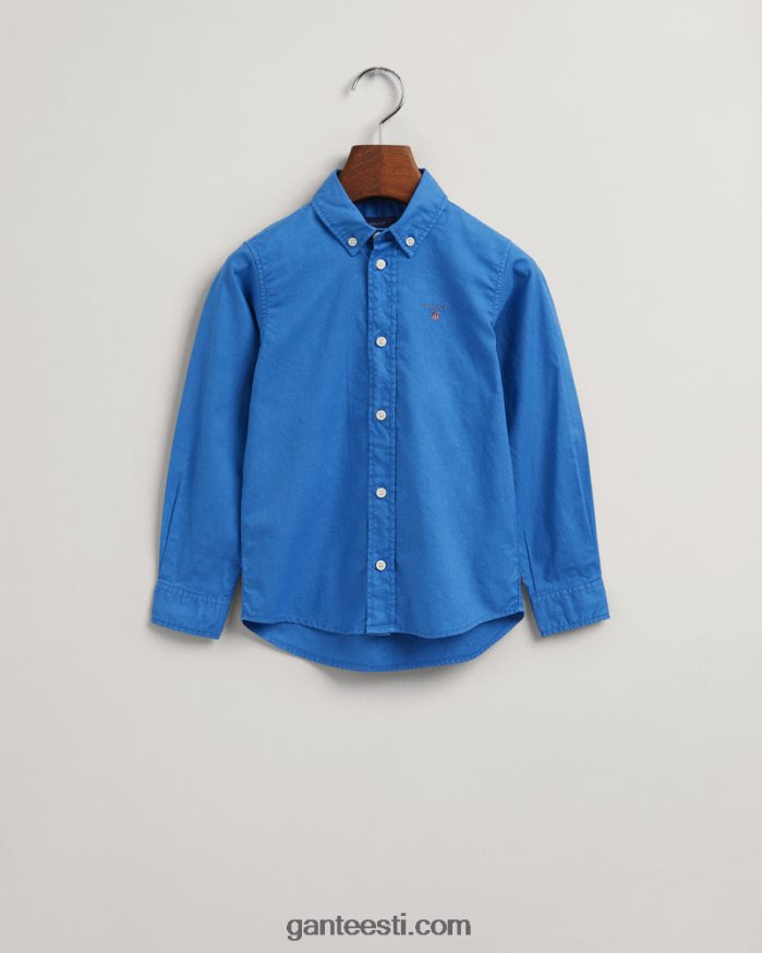 GANT noorus palee sinine poiste puuvillane toimse särk NBR64N835