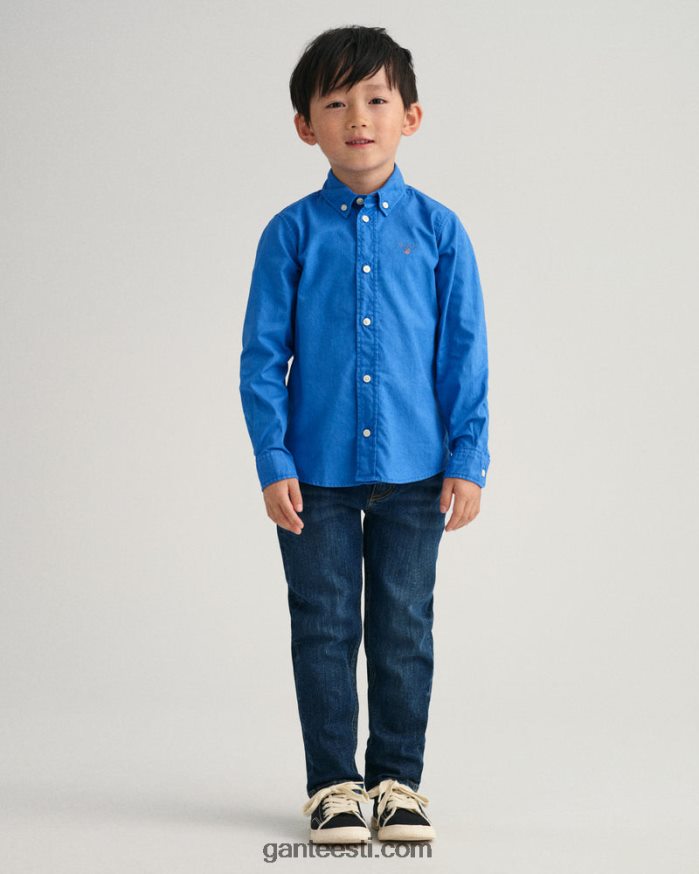 GANT noorus palee sinine poiste puuvillane toimse särk NBR64N835