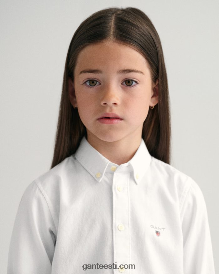 GANT noorus valge lastearhiiv oxfordi särk NBR64N838