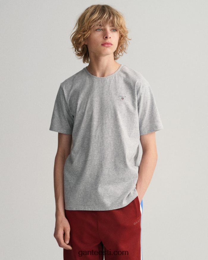 GANT noorus helehall melanž teismeliste originaal T-särk NBR64N798