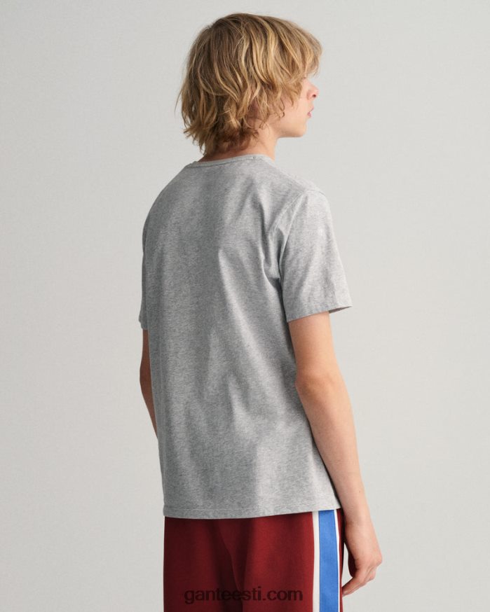 GANT noorus helehall melanž teismeliste originaal T-särk NBR64N798