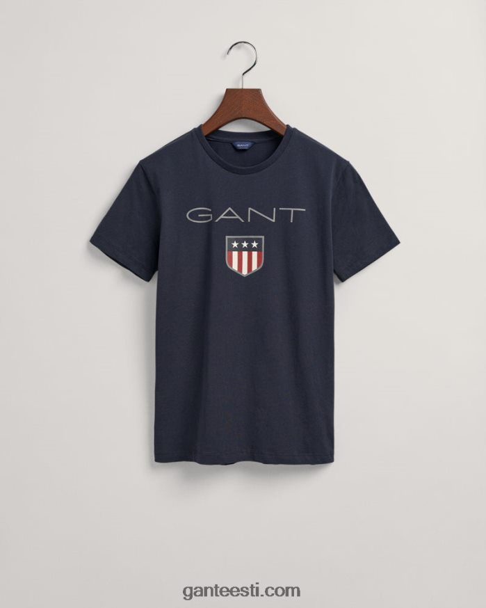 GANT noorus õhtusinine teismeliste kilp T-särk NBR64N802