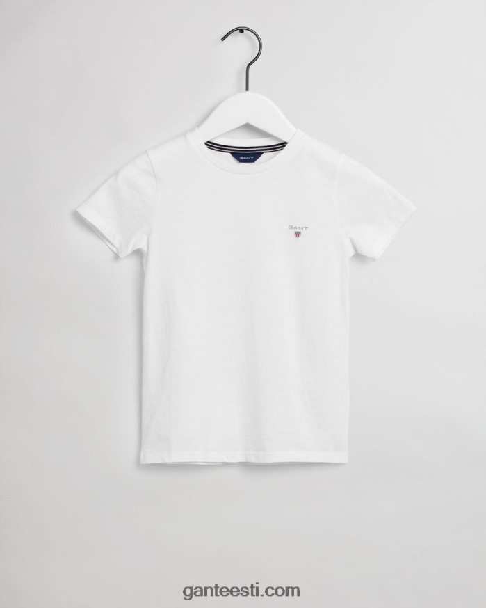GANT noorus valge laste originaal t-särk NBR64N818