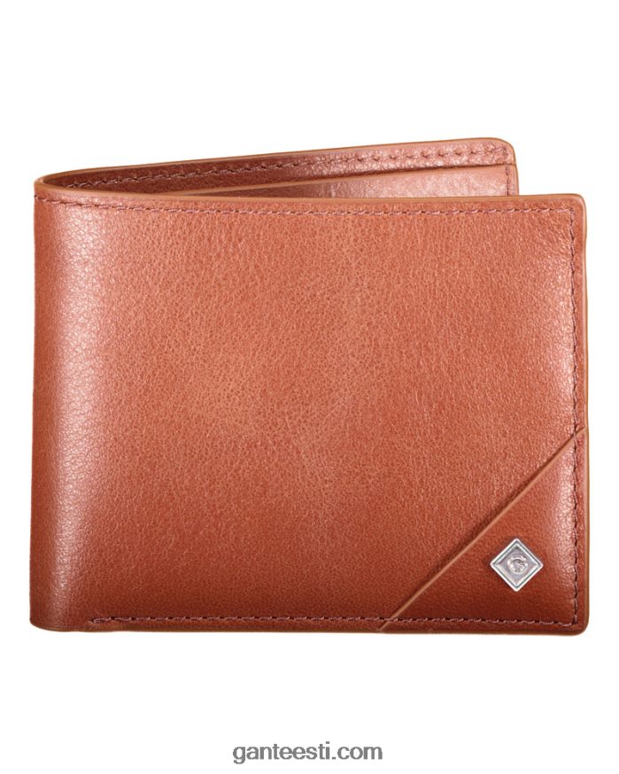 GANT mehed savipruun nahast rahakott NBR64N456