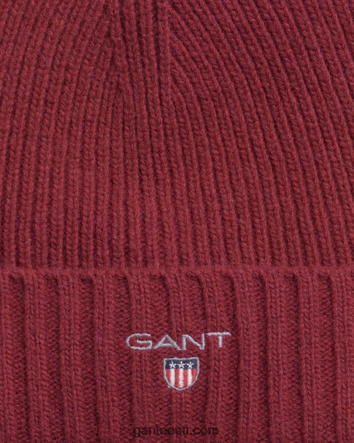 GANT mehed cabernet punane villase voodriga nokamüts NBR64N478