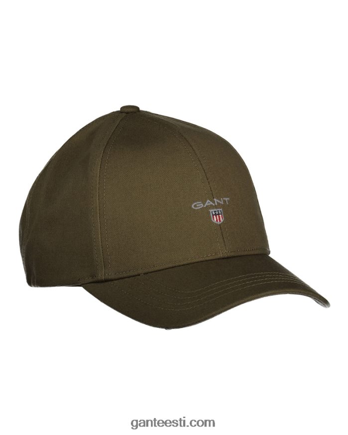 GANT mehed jahimees roheline kõrge puuvillase toimse müts NBR64N484