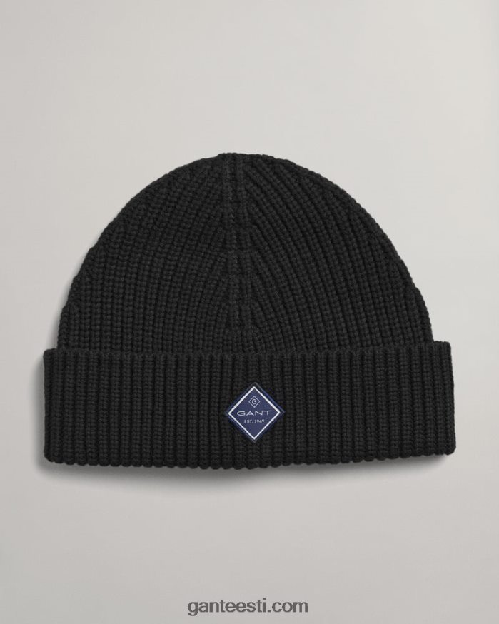 GANT mehed must puuvillane soonikuga kootud müts NBR64N483