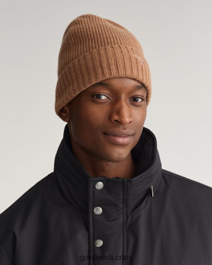 GANT mehed röstitud pähkel villase voodriga nokamüts NBR64N510