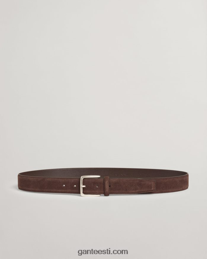 GANT mehed tumepruun klassikaline seemisnahast vöö NBR64N454
